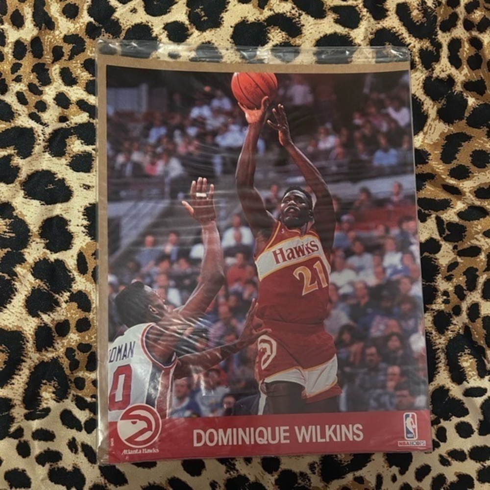 Dominique Wilkins- NBA Hoops Action Photo 8 x 10 Glossy Print
